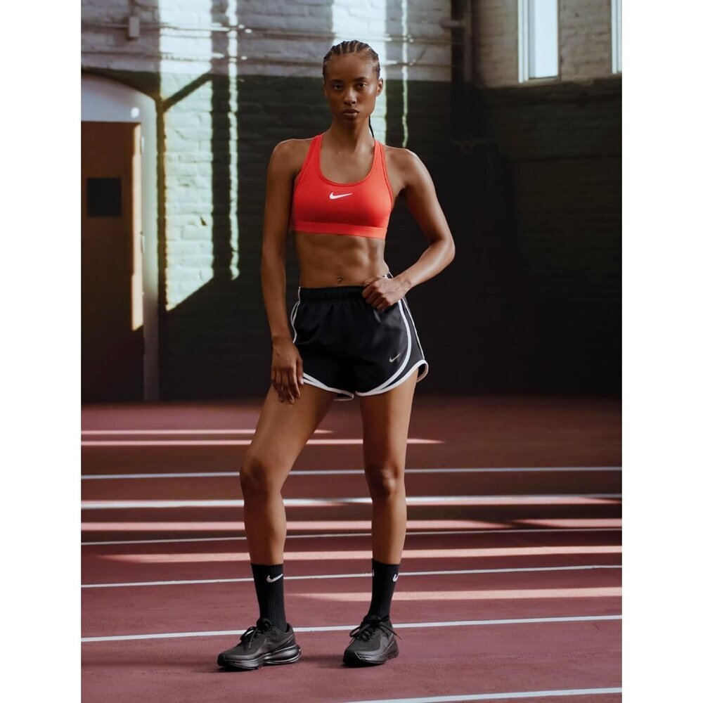 Nike Women's Tempo Dri-FIT Mid-Rise Brief-Lined Running Shorts - Picture 3 of 6